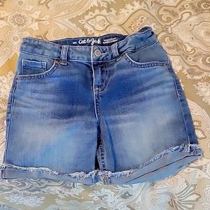 Girl's denim shorts